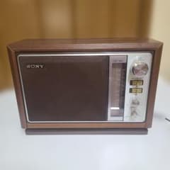 SONY ICF-9740 FM AM ラジオ 本体 ウッド調 レトロ - メルカリ
