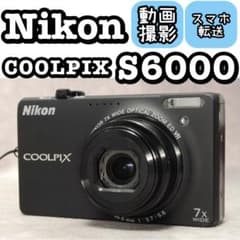 Nikon COOLPIX S6000❤️動作確認済 スマホ転送 ニコン ブラック