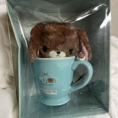 サンリオ　シュガーバニーズ　ぬいぐるみマグカップ　平成レトロ　レア貴重品のサムネイル
