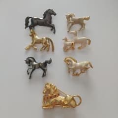 ブローチ　馬　まとめ売りのサムネイル