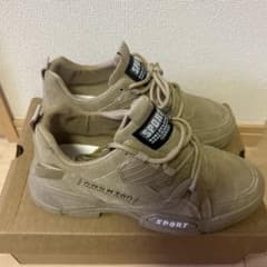 【厚底スニーカー ダッドスニーカー ベージュ 39サイズ】のサムネイル