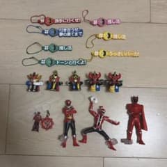 戦隊ヒーロー フィギュア キーホルダー まとめ売りのサムネイル