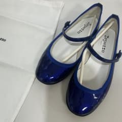 Repetto レペット　青　バレエシューズのサムネイル