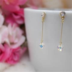 貼るピアス☆スワロフスキー 1粒 控えめ6mm♡のサムネイル