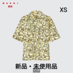 【新品】UNIQLO and MARNI オーバーサイズオープンカラーシャツのサムネイル