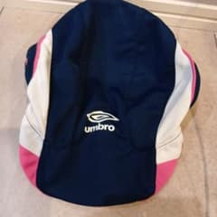 【記名あり】umbro キャップ ネイビー ピンク ホワイトLのサムネイル