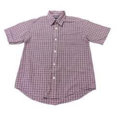 り*く様 90s OLD UNIQLO チェックシャツ　M レッド　古着　8dのサムネイル