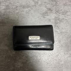 BURBERRY BLACK LABEL キーケース ブラック ブルーのサムネイル