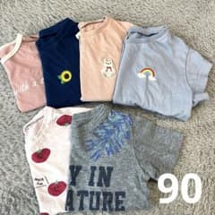 カラフル半袖トップス6点セット 90cmのサムネイル