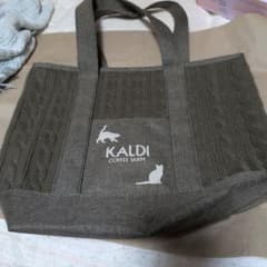 KALDI COFFEE FARM 猫柄 トートバッグのサムネイル