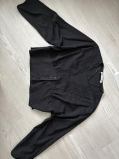ZARA ザラ　ブラック レースディテール 長袖ブラウスのサムネイル