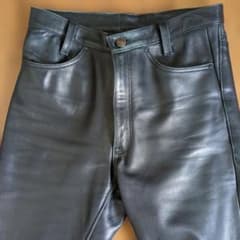 KADOYA ブラック レザー ブーツカットデニム　30インチ KADOYA ブラック レザー ブーツカットデニム 30インチ - メルカリ