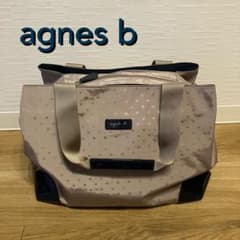 agnes b ドット柄ボストンバッグのサムネイル
