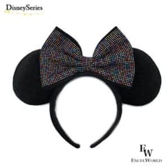東京ディズニーリゾート カチューシャ スパンコール 黒のサムネイル