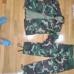 迷彩服 上下セット ウッドランドカモ 戦闘服のサムネイル