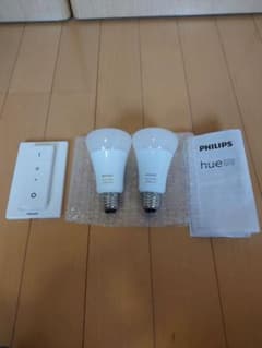 Philips Hue White Ambiance 電球2個＋ディマースイッチ