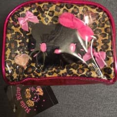 サンリオキティポーチ ヒョウ柄 ピンク リボンのサムネイル