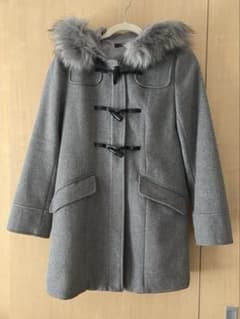 SPIRALGIRL ダッフルコート グレー　※袖ファー欠品のサムネイル