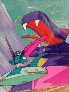 EDOYA　背景画付きセル画 UFO戦士ダイアポロン EDOYA 背景画付きセル画 UFO戦士ダイアポロン - メルカリ