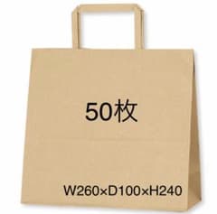 未晒無地　手提げ　紙袋のサムネイル
