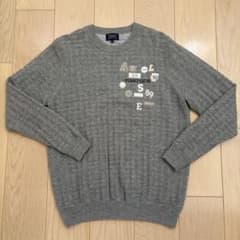 パーリーゲイツ 千鳥柄×DiAPLEX クルーネック ニットプルオーバーサイズ4のサムネイル