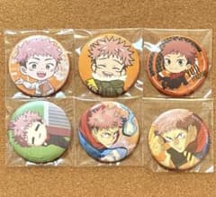 呪術廻戦 虎杖悠仁 缶バッジ 6個セット - メルカリ