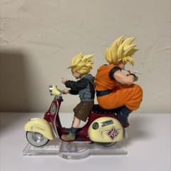 シ*ン様 デスクトップリアルマッコイEX　孫悟空&孫悟飯バイク　フィギュア　ドラのサムネイル