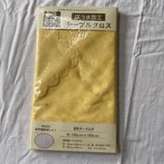 イエローテーブルクロス　約130x180のサムネイル