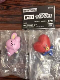 BT21　ガチャガチャ　ならぶんです　2個セットのサムネイル