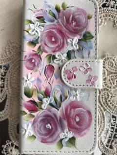 スマホ  iPhoneケース 薔薇  ハンドメイドのサムネイル