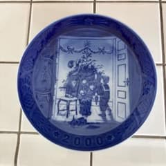 ロイヤル コペンハーゲン イヤープレート 2000年 未使用品 箱付き 証明