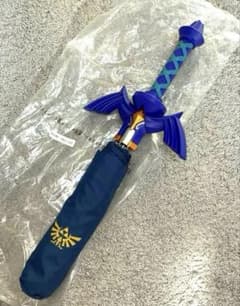 젤다의 전설 이치방쿠지 마스터 소드 접는 우산