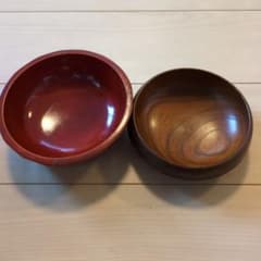 木製ボウル 2個セットのサムネイル