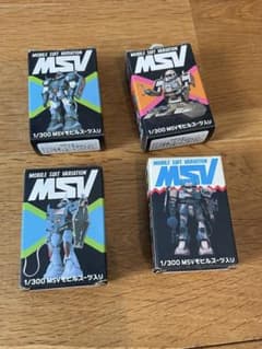 森永チョコスナック 1/300 MSV モビルスーツバリエーション 4個セット