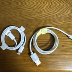 て*ろ様 夏*雪様 USB-A to Lightningケーブル 約1m 2本セのサムネイル