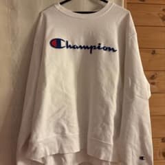 Champion ホワイト スウェット X-LARGEのサムネイル