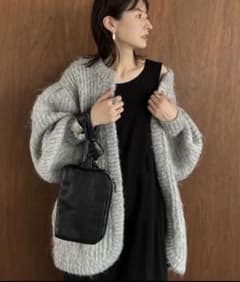 CLANE COLOR MOHAIR SHAGGY CARDIGAN クラネのサムネイル