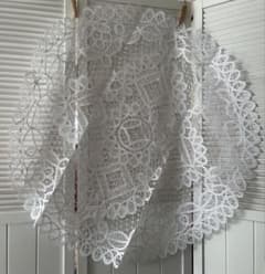 ヴィンテージ 総バテンレース テーブルクロス - メルカリ