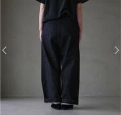 お値下げ】オールドマンズテーラー TUCK DENIM WIDE PANTS - メルカリ