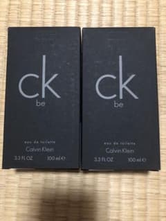 新品▽カルバンクライン CK be 100ml×2本▽送料0！※外装フィルムなし
