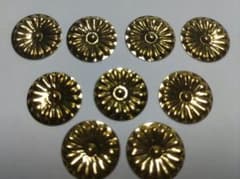 早い物勝ち！【菊紋金具】5分x20枚 神輿、ミニ山車、神棚金具。直径