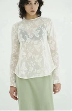 完売新品タグclane BACK DESIGN FLOWER LACE TOPS - メルカリ