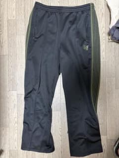 NEEDLES トラックパンツ ブラック×オリーブのサムネイル