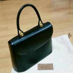 AUNE様専用　Hamano  濱野　ハンドバッグ　黒のサムネイル