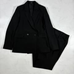 美品】PLST トリアセブレンドダブルジャケット セットアップ S（E665