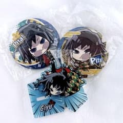 鬼滅の刃　冨岡義勇　アクリルスタンド　缶バッジ グッズ-バッチ】アニメ「鬼滅の刃」 スタンディアクリルバッジ 冨岡