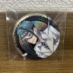 ツイステ ジェイド・リーチ 缶バッジ 実験着 キラキラ ディズニー