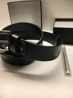 メンズ ベルト 本革 ブラックのサムネイル