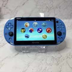 PSVita 2000 本体　アクアブルー 動作品・美品】 PS Vita 2000 アクア ブルー 本体 PSVITA - メルカリ