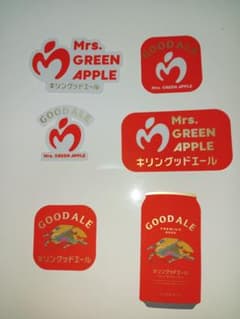 キリングッドエール✕Mrs. GREEN APPLE ステッカーセット　ミセスのサムネイル